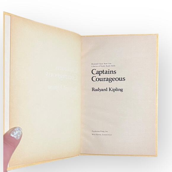 Captain's Courageous by Rudyard Kipling Vintage 1977 Hard Cover Graphic Novel - Picture 9 of 15